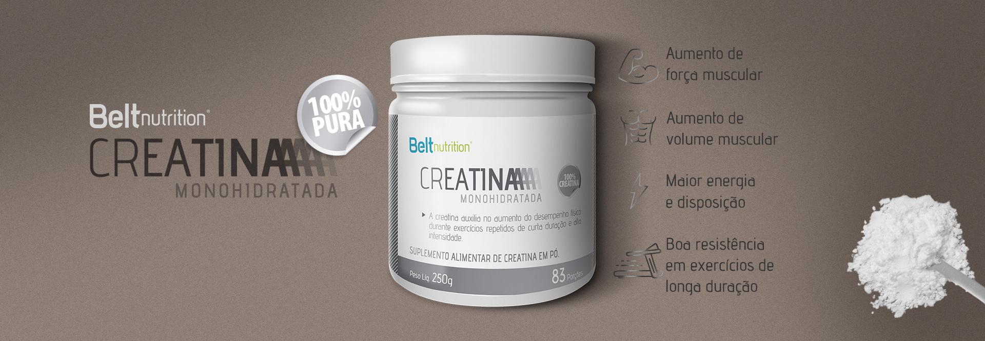 Belt Creatina Monohidratada