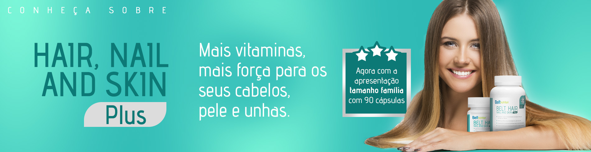 Belt Hair, Nail and Skin Cápsulas Soft (multi e bariatric)